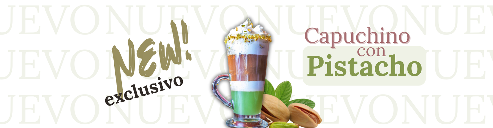 Capuchino con pistacho Capuchino con pistacho